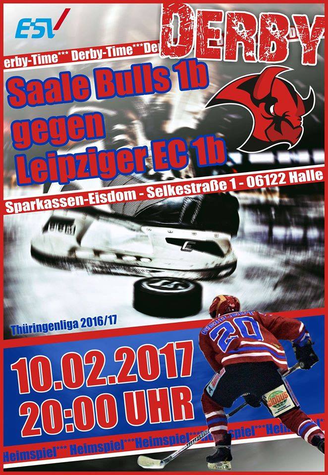 Derbytime bei den Saale Bulls 1b