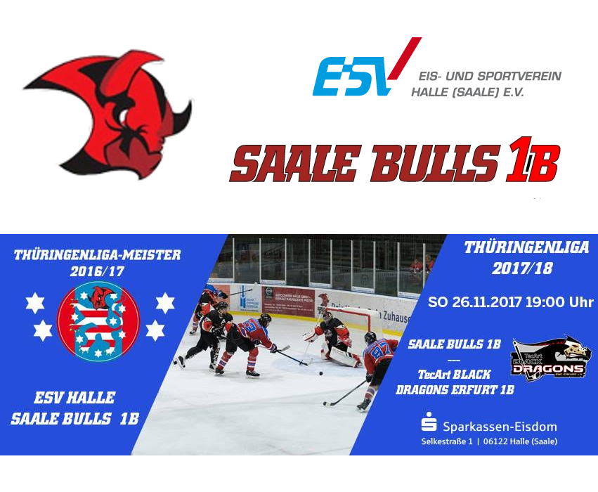 Saale Bulls 1b wieder gegen Black Dragons 2