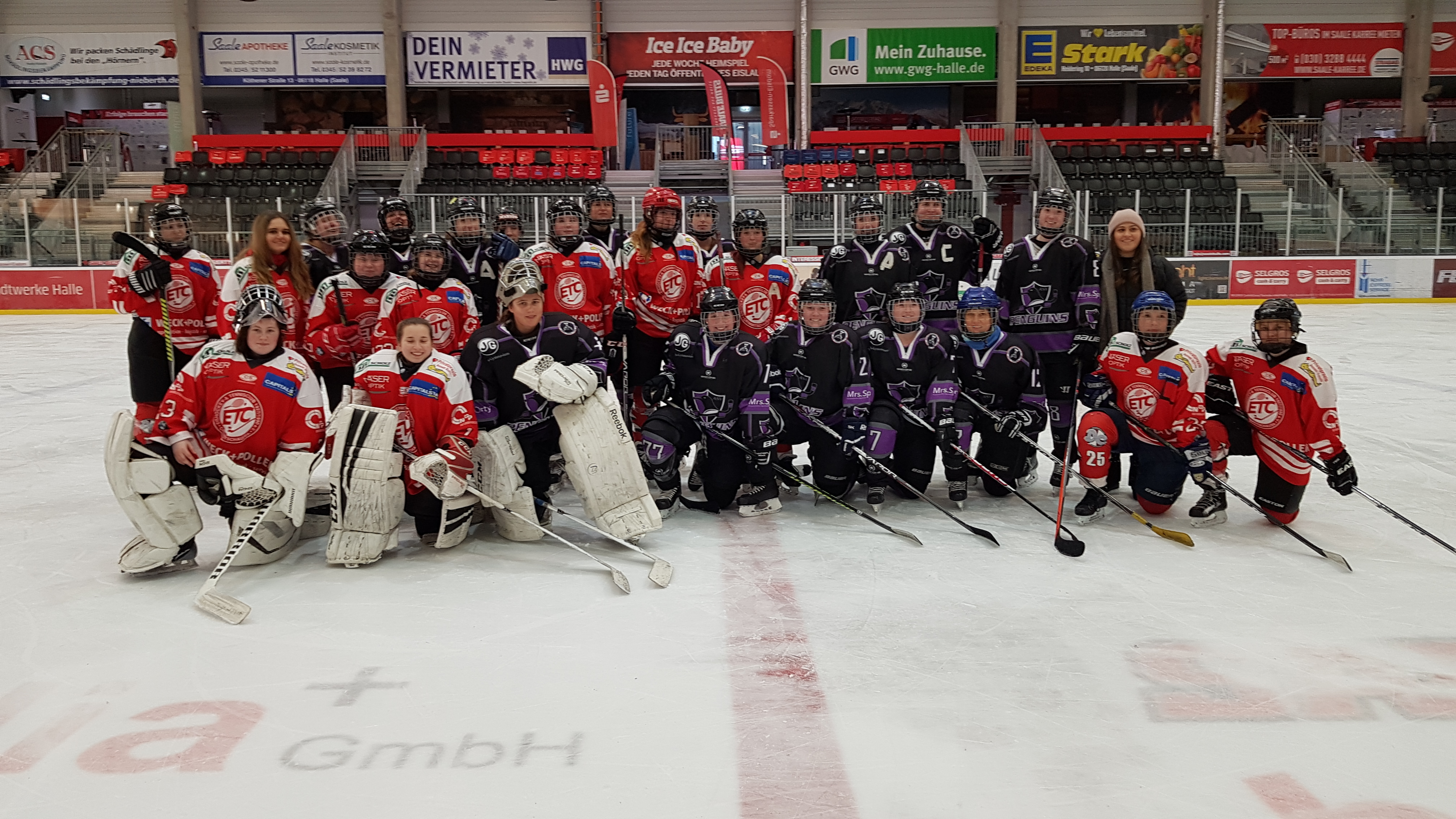 Zweites Spiel der Young Saale Bulls Girls Zweites Spiel der Young Saale Bulls Girls